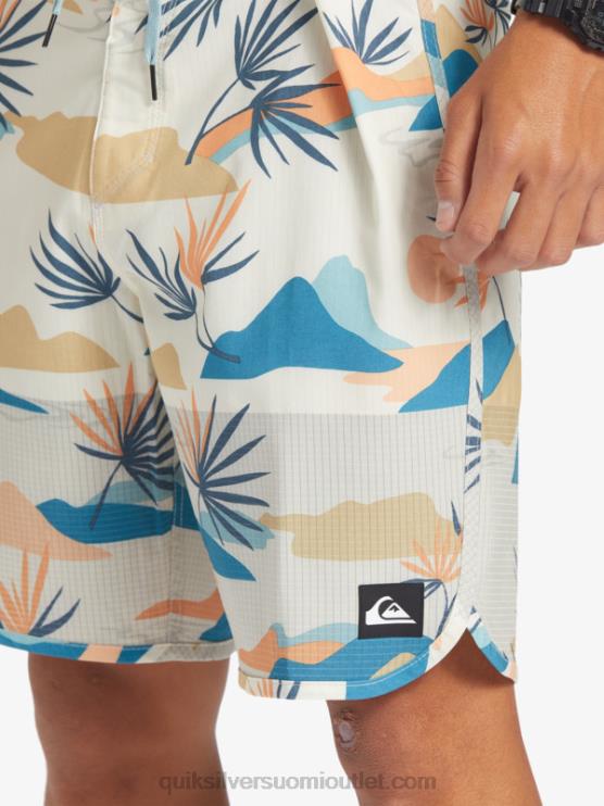 Quiksilver D6JJ29 miehet koivu highlite kampasimpukka 19 boardshortsit