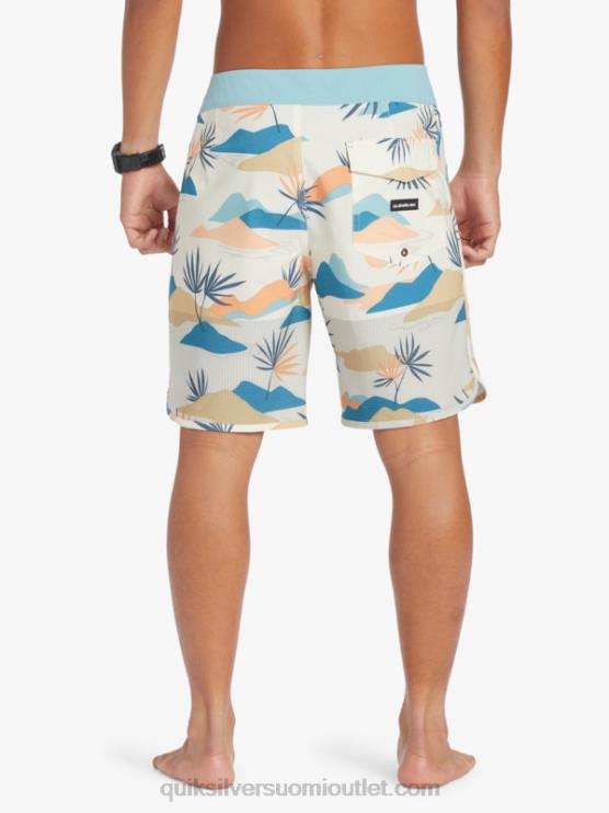 Quiksilver D6JJ29 miehet koivu highlite kampasimpukka 19 boardshortsit