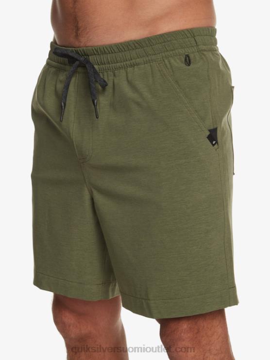 Quiksilver D6JJ303 miehet nelilehtinen apila taxer heather 18 amphibian boardshortsit