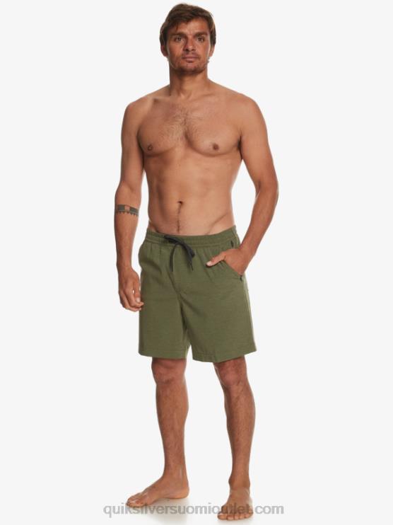Quiksilver D6JJ303 miehet nelilehtinen apila taxer heather 18 amphibian boardshortsit