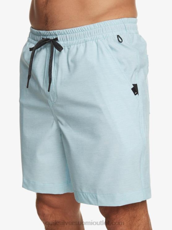 Quiksilver D6JJ304 miehet taivaansininen kanerva taxer heather 18 amphibian boardshortsit