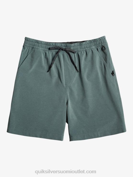 Quiksilver D6JJ305 miehet tumma liuskekivi taxer heather 18 amphibian boardshortsit