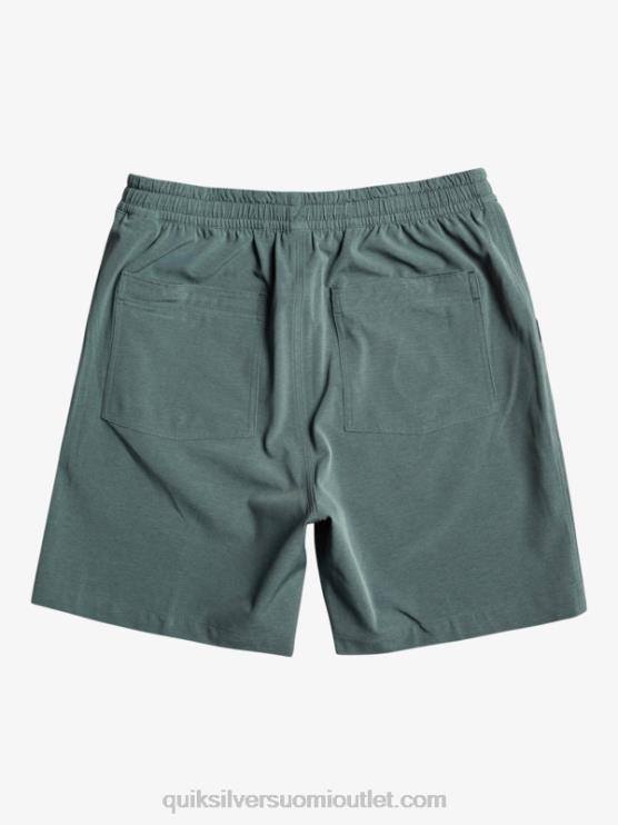 Quiksilver D6JJ305 miehet tumma liuskekivi taxer heather 18 amphibian boardshortsit