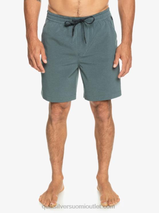 Quiksilver D6JJ305 miehet tumma liuskekivi taxer heather 18 amphibian boardshortsit