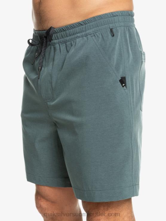 Quiksilver D6JJ305 miehet tumma liuskekivi taxer heather 18 amphibian boardshortsit