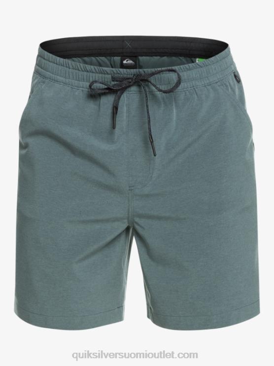 Quiksilver D6JJ305 miehet tumma liuskekivi taxer heather 18 amphibian boardshortsit