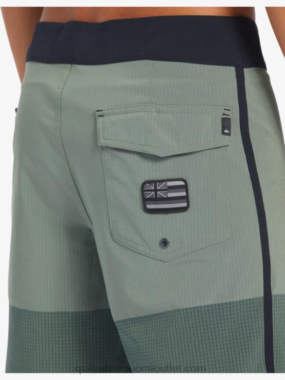 Quiksilver D6JJ30 miehet timjami highlite kampasimpukka 19 boardshortsit