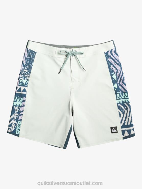 Quiksilver D6JJ311 miehet harmaa violetti surfsilk arch 18 boardshortsit