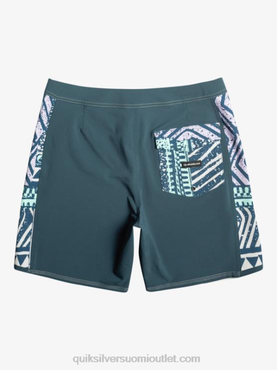 Quiksilver D6JJ311 miehet harmaa violetti surfsilk arch 18 boardshortsit