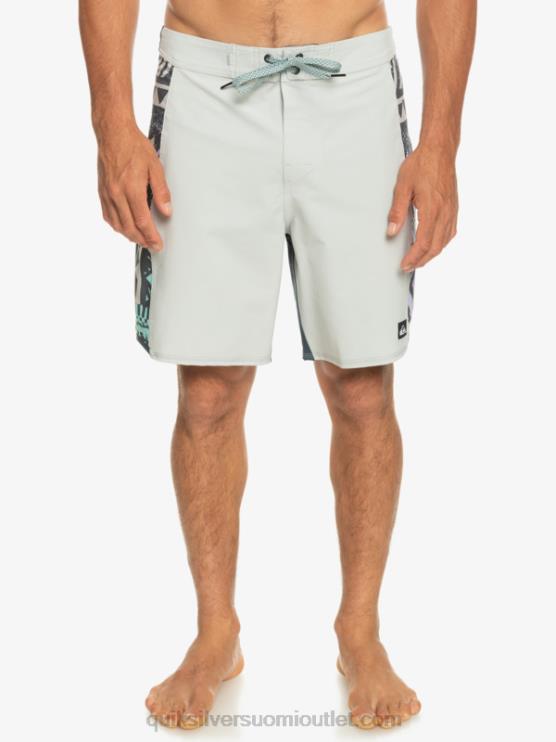 Quiksilver D6JJ311 miehet harmaa violetti surfsilk arch 18 boardshortsit