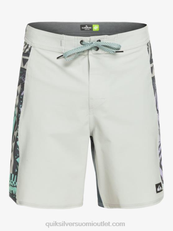 Quiksilver D6JJ311 miehet harmaa violetti surfsilk arch 18 boardshortsit