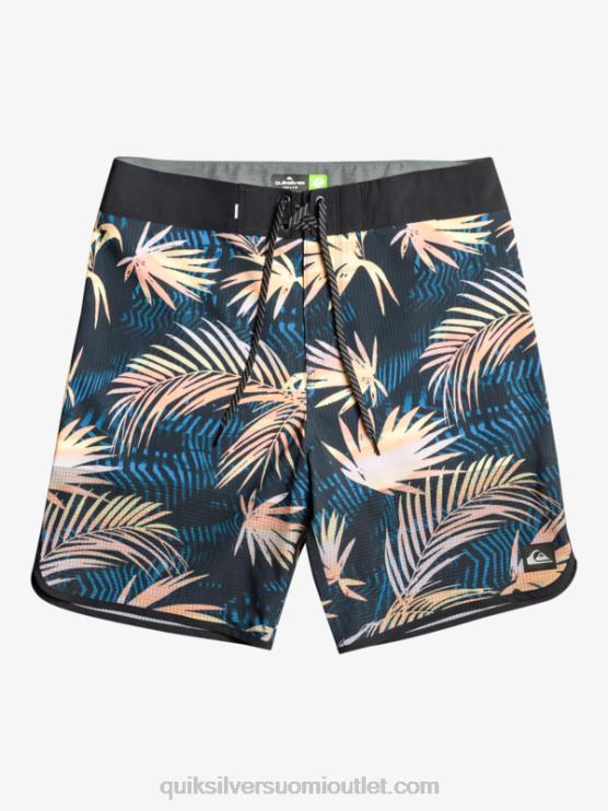 Quiksilver D6JJ31 miehet musta highlite kampasimpukka 19 boardshortsit