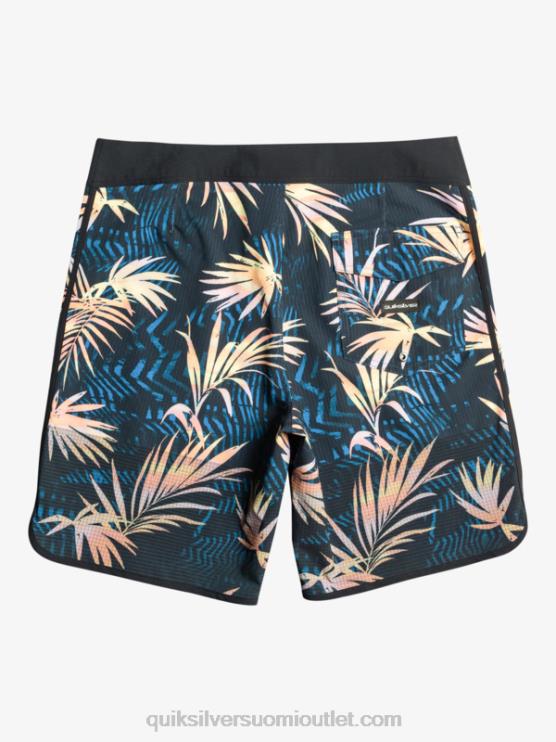 Quiksilver D6JJ31 miehet musta highlite kampasimpukka 19 boardshortsit