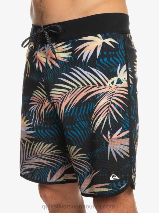 Quiksilver D6JJ31 miehet musta highlite kampasimpukka 19 boardshortsit