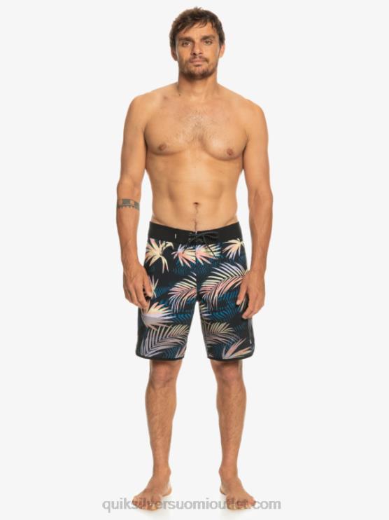 Quiksilver D6JJ31 miehet musta highlite kampasimpukka 19 boardshortsit