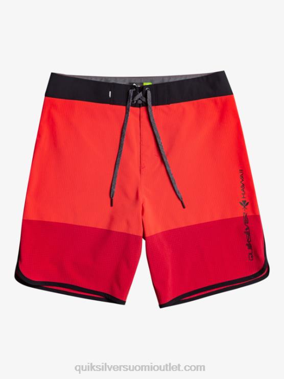 Quiksilver D6JJ32 miehet korkean riskin punainen highlite kampasimpukka 19 boardshortsit