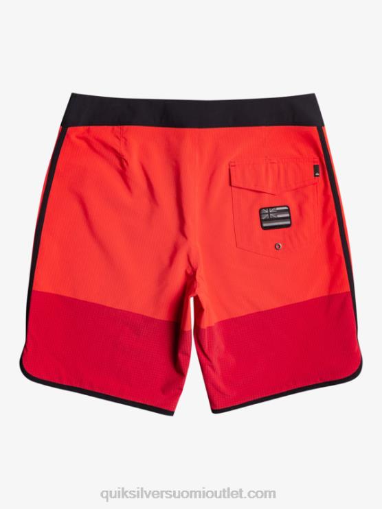 Quiksilver D6JJ32 miehet korkean riskin punainen highlite kampasimpukka 19 boardshortsit