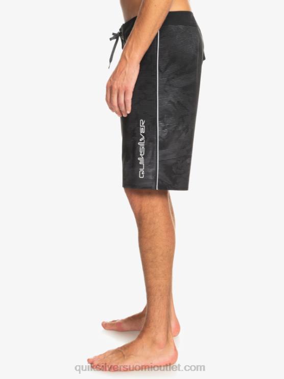 Quiksilver D6JJ335 miehet musta Surfsilk massiiviset 20 boardshortsit