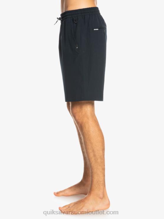 Quiksilver D6JJ342 miehet musta ocean elastiset 18 sammakkoeläinshortsit