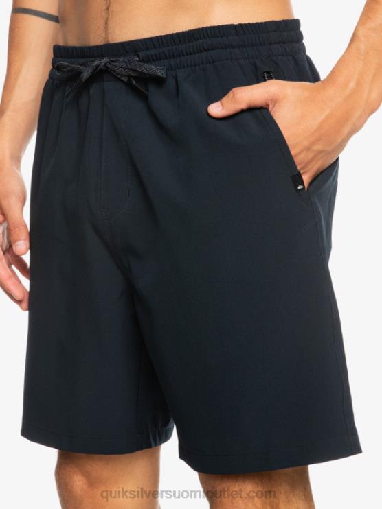 Quiksilver D6JJ342 miehet musta ocean elastiset 18 sammakkoeläinshortsit