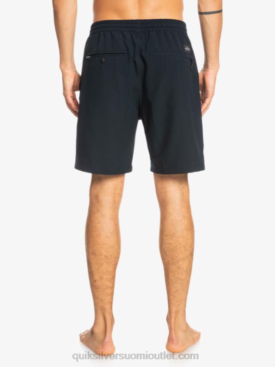 Quiksilver D6JJ342 miehet musta ocean elastiset 18 sammakkoeläinshortsit