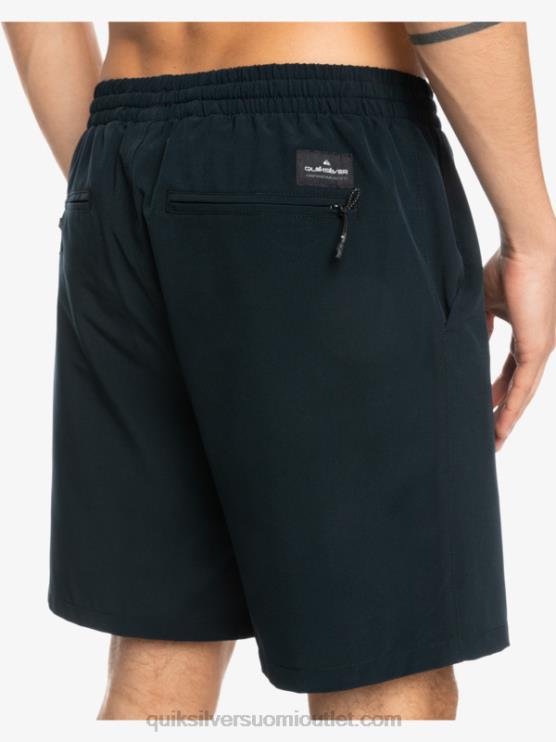 Quiksilver D6JJ342 miehet musta ocean elastiset 18 sammakkoeläinshortsit