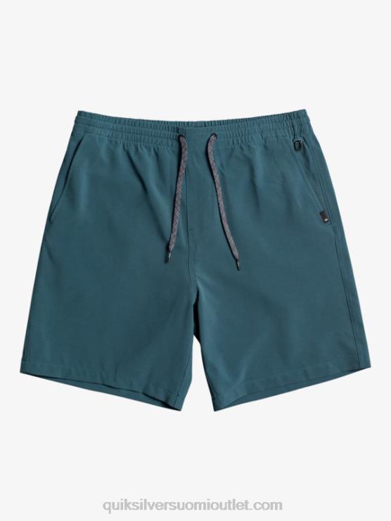Quiksilver D6JJ345 miehet keskiyön laivasto ocean elastiset 18 sammakkoeläinshortsit