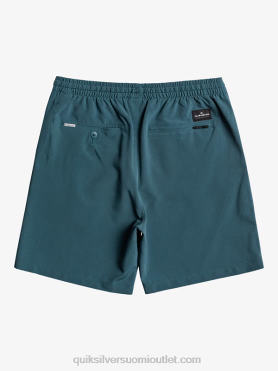 Quiksilver D6JJ345 miehet keskiyön laivasto ocean elastiset 18 sammakkoeläinshortsit