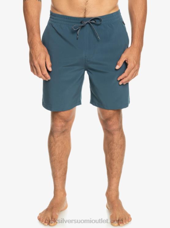 Quiksilver D6JJ345 miehet keskiyön laivasto ocean elastiset 18 sammakkoeläinshortsit
