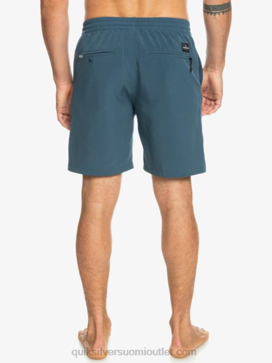 Quiksilver D6JJ345 miehet keskiyön laivasto ocean elastiset 18 sammakkoeläinshortsit