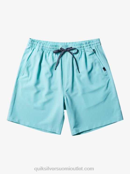 Quiksilver D6JJ346 miehet enkelin sininen ocean elastiset 18 sammakkoeläinshortsit