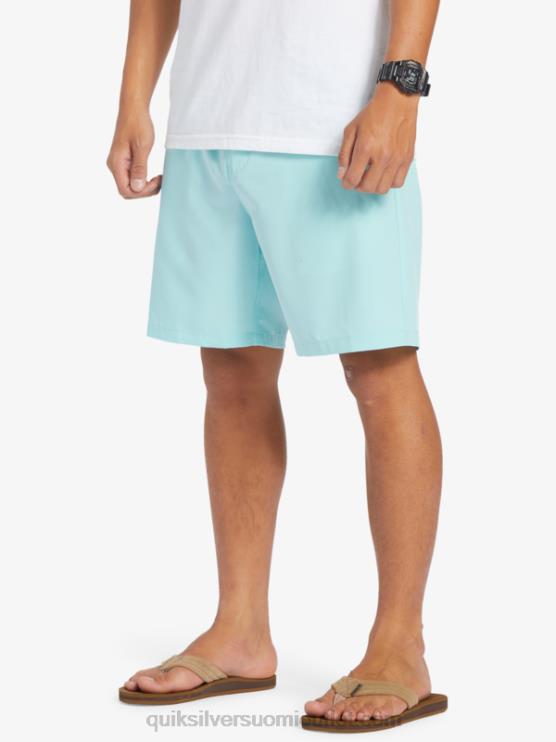 Quiksilver D6JJ346 miehet enkelin sininen ocean elastiset 18 sammakkoeläinshortsit