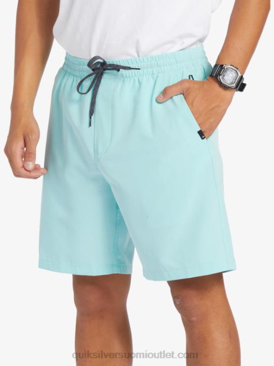 Quiksilver D6JJ346 miehet enkelin sininen ocean elastiset 18 sammakkoeläinshortsit