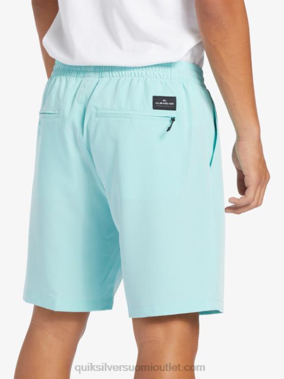 Quiksilver D6JJ346 miehet enkelin sininen ocean elastiset 18 sammakkoeläinshortsit