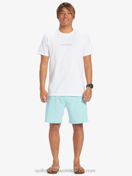 Quiksilver D6JJ346 miehet enkelin sininen ocean elastiset 18 sammakkoeläinshortsit
