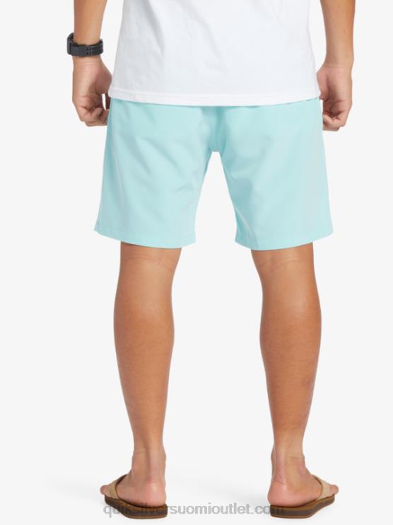 Quiksilver D6JJ346 miehet enkelin sininen ocean elastiset 18 sammakkoeläinshortsit