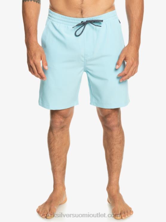 Quiksilver D6JJ347 miehet taivaansininen ocean elastiset 18 sammakkoeläinshortsit
