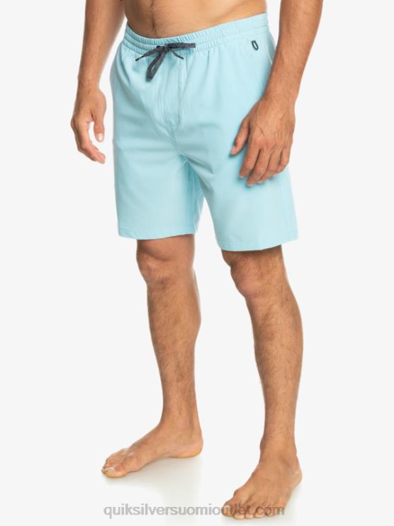 Quiksilver D6JJ347 miehet taivaansininen ocean elastiset 18 sammakkoeläinshortsit