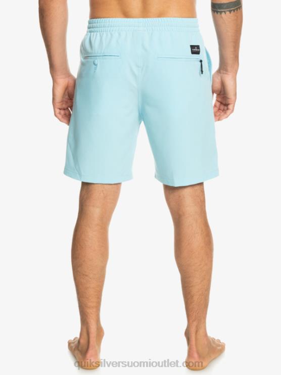 Quiksilver D6JJ347 miehet taivaansininen ocean elastiset 18 sammakkoeläinshortsit