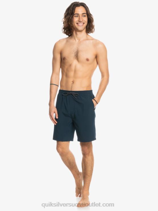Quiksilver D6JJ349 miehet laivasto bleiseri ocean elastiset 18 sammakkoeläinshortsit
