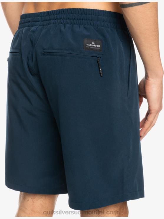 Quiksilver D6JJ349 miehet laivasto bleiseri ocean elastiset 18 sammakkoeläinshortsit
