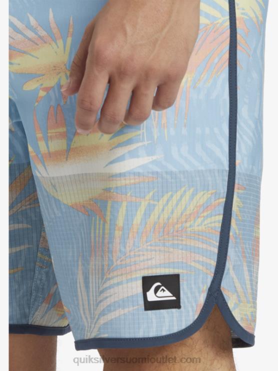 Quiksilver D6JJ34 miehet taivaansininen highlite kampasimpukka 19 boardshortsit
