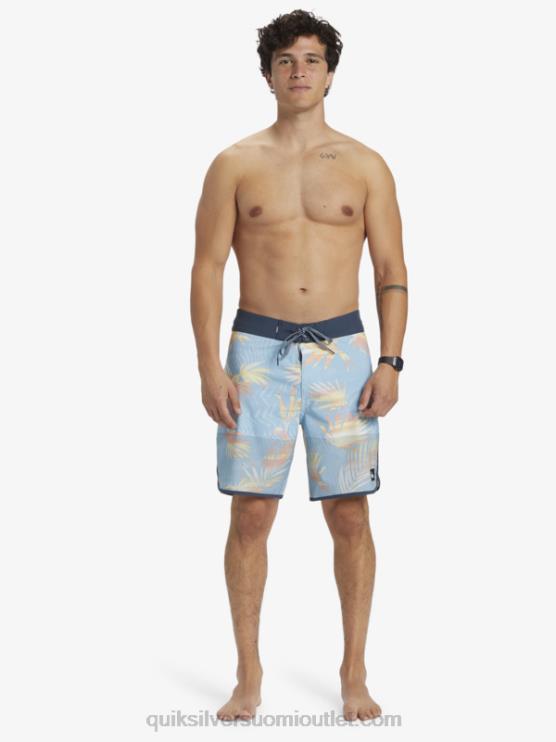 Quiksilver D6JJ34 miehet taivaansininen highlite kampasimpukka 19 boardshortsit