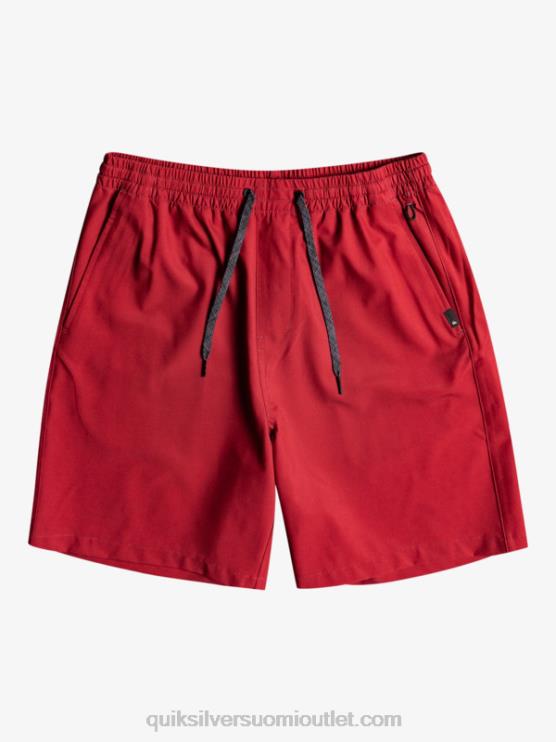 Quiksilver D6JJ350 miehet rubiiniviini ocean elastiset 18 sammakkoeläinshortsit