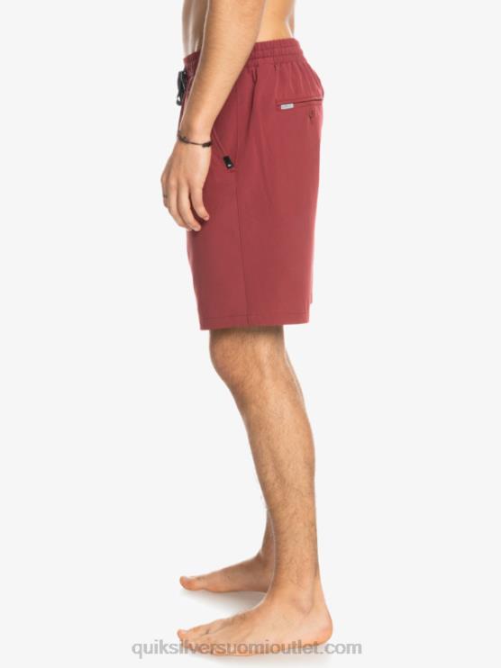 Quiksilver D6JJ350 miehet rubiiniviini ocean elastiset 18 sammakkoeläinshortsit