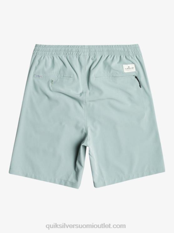 Quiksilver D6JJ352 miehet vihreä miljöö ocean elastiset 18 sammakkoeläinshortsit