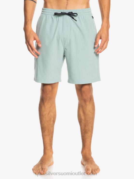 Quiksilver D6JJ352 miehet vihreä miljöö ocean elastiset 18 sammakkoeläinshortsit
