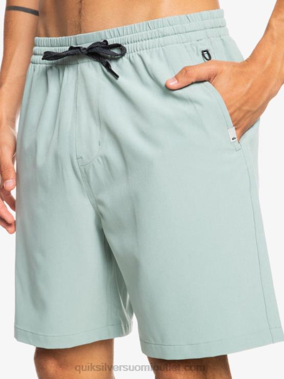 Quiksilver D6JJ352 miehet vihreä miljöö ocean elastiset 18 sammakkoeläinshortsit