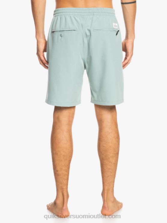 Quiksilver D6JJ352 miehet vihreä miljöö ocean elastiset 18 sammakkoeläinshortsit