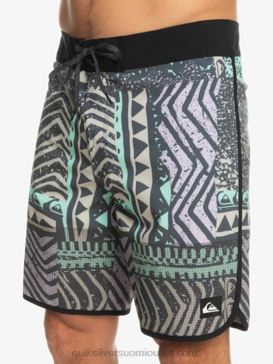 Quiksilver D6JJ36 miehet keskiyön laivasto highlite kampasimpukka 19 boardshortsit
